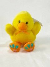 Galerie Plush Baby Duck Chick Stuffed Beanie Bean Bag Toy New Vintage NW... - $11.27