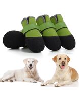 DOGOYS Dog Shoes Non-Slip Waterproof Boots Green 4Pcs Size Medium - €11,13 EUR