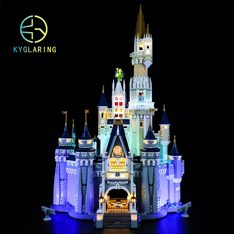 Kyglaring Led Lighting Set DIY Toys for 71040 Cinderella Princess Castle - £55.44 GBP