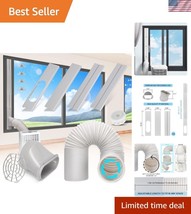 Adjustable Air Conditioner Window Seal Kit with 5.9” Exhaust Hose - Easy... - $43.00