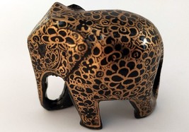 Indian Elephant Antique Style Kashmiri Paper mache Hand Painted Handicraft #10 - £12.77 GBP