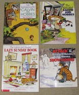 Lot of 4 Calvin and Hobbes Comic Strip Collections - $18.80