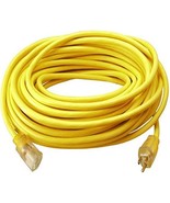 Master Electrician 02587ME 25-Feet Round Vinyl Extension Cord, Yellow - $58.53 CAD