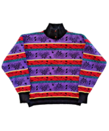 Vintage Demetre Women&#39;s Medium Ski Sweater 100% Wool 80s/90s Pullover Ho... - $31.07