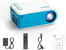 Mini Projector, Nasin Video Projector 1080P Supported Portable, Hdmi/Usb. - £72.50 GBP