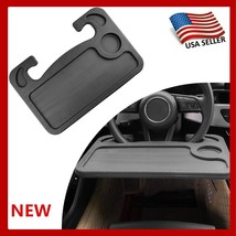Steering Wheel Tray, Car Desk, Two Sided for Laptop Drink Food Work Tabl... - $13.81
