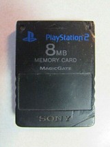 SONY PLAYSTATION2 8 MB MEMORY CARD MAGIC GATE N1158 - NOT TESTED BUT GUA... - $8.79