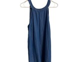 Red Camel Girls XL Blue Sleeveless Chambray Knee Length Dress W Tie Scal... - $13.38