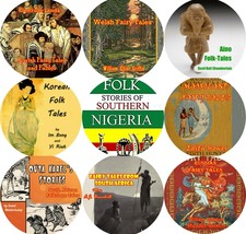 Folklore of the World / Lot of 9 Mp3 (READ) CD Audiobooks Fairy Tales Myths - £15.31 GBP