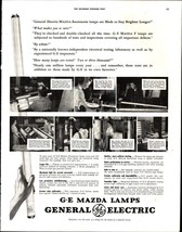 1942 General Electric mazda lamps Vintage Ad Fluorescent lamps E7 - $25.05