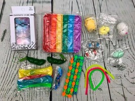 19 Pcs Fidget Toy Set Easter Basket Stuffers Gifts Cheap Sensory Fidget ... - £12.02 GBP