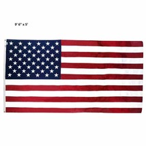 Large Cotton American 5&#39; x 9&#39; 6&quot; Flag by Valley Forge NEW - $122.50