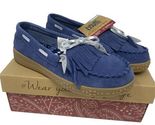 Muk Luks Women's Fringed Loafers Twilight Size 9 NIB - $23.74