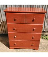 VTG 4 Chest of Drawers Dresser Bachelor Pine &amp; Engineered Wood Painted - $65.00