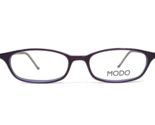 MODO Eyeglasses Frames MOD 493 PLUM Gray Purple Rectangular Full Rim 48-... - $93.42