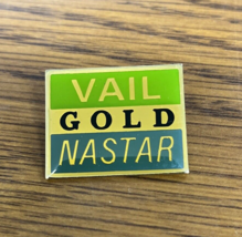 Vail - Ski Pin Badge Skiing - Nastar Gold - Colorado Co Mountains Mtn - £15.65 GBP