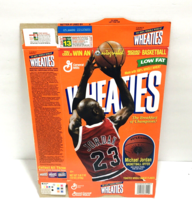 Michael Jordan Shooting Basketball 90&#39;s General Mills Wheaties Cereal Fl... - $23.70