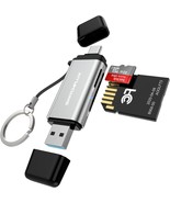 SD Card Reader High Speed Memory Card Reader Adapter USB C USB 3.0 to Mi... - £16.47 GBP