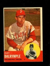 1963 Topps #192 Clay Dalrymple Vg+ Phillies (Wax) *X72346 - £1.74 GBP
