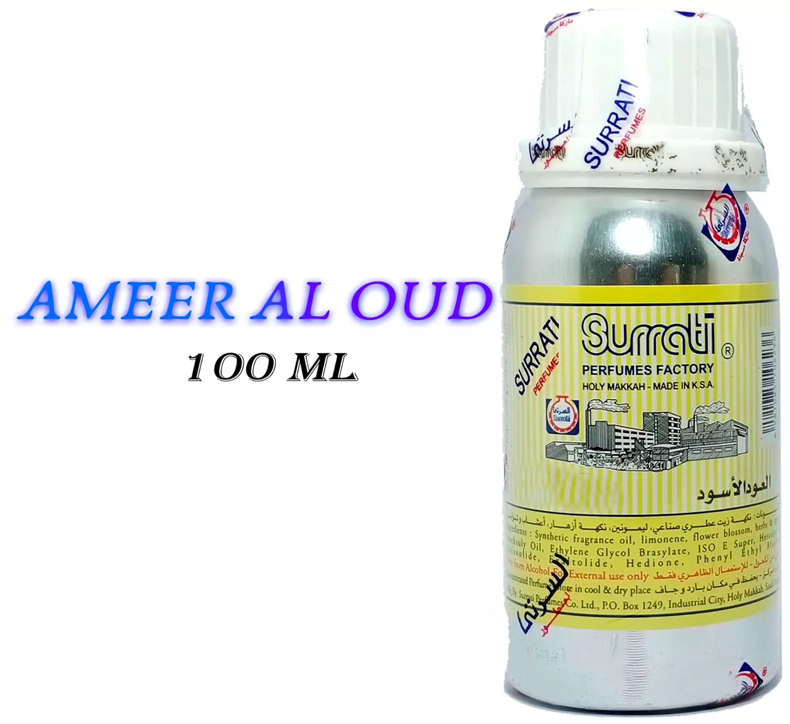 Ameer Al Oud by Surrati, Attar Concentrated Perfume Oil, 100 ml, Alcohol... - $848.13 MXN