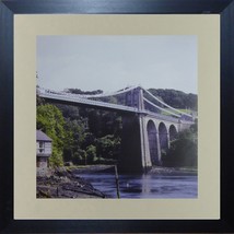 Menai Bridge Anglesey - Framed Picture 16&quot; x 16&quot; - £40.98 GBP
