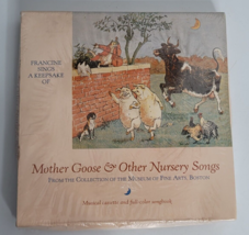 Mother Goose &amp; Other Nursery Songs Cassette &amp; Book Set Museum of Fine Arts NEW - £19.60 GBP