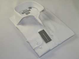 Men&#39;s Dress Shirt Christopher Lena 100% Cotton Wrinkle Free C507RSSR Whi... - £23.97 GBP