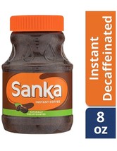 2 x Sanka Decaffeinated 8 oz 100% Pure Instant Coffee - £20.57 GBP