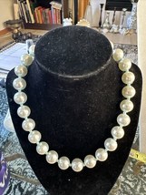 Vintage Jewelry Necklace Faux Pearls 16” - £9.64 GBP