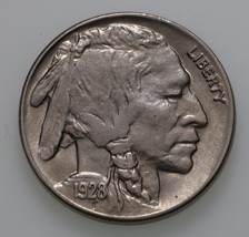 1928 5C Buffalo Nickel in Choice BU Condition, Excellent Eye Appeal, Full Luster - £66.17 GBP