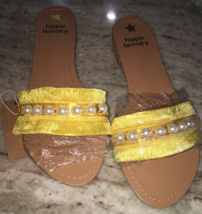 hippie laundry Womens kora yellow Size 8 sandals-Brand New-SHIPS N 24 HOURS - £47.21 GBP