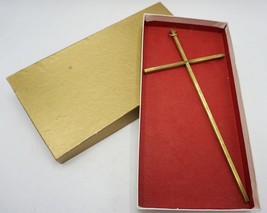 Metal Cross Crucifix 10 inches tall w/ Box - $24.74