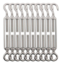 Tootaci Turnbuckle Hook and Eye Heavy Duty,M5 Stainless Steel Turnbuckle,10Pcs T - £19.14 GBP