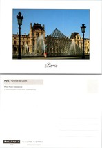 France Paris Louvre Palace Louvre Pyramid Museum I.M. Pei Vintage Postcard - £7.34 GBP