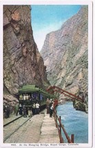 Colorado Postcard Royal Gorge At The Hanging Bridge  - £2.32 GBP