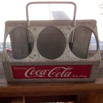 Vintage Coca-Cola Reynolds Aluminum Metal 6-Pack Bottle Carrier Coke - £58.99 GBP