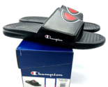 Champion Unisex Slide - Black White Red, Men US 4 / Women US 6 / EUR 36 - £17.40 GBP