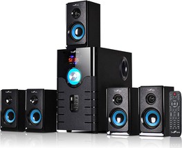 Blue Bluetooth 5.1 Surround Sound Speaker System From Befree Sound. - $155.94