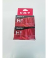 2 Pack Sony High Fidelity HF 90 Minute Audio Recording Blank Cassette Ta... - £7.31 GBP