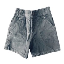 Kenneth Cole Reaction 6/9 Months Shorts Boys Gray Pockets Zipper Elastic... - £4.70 GBP