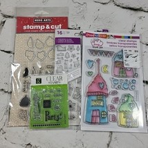 Clear Stamp Sets Stampendous Hero Arts lot of 4 Packages New  - $19.79