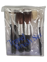 Travel Cosmetic Brush Set 5 Piece Set 4 Make Up Brushes Powder Blusher L... - $6.20