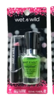 1 X Wet N Wild Mega Last Nail Polish &amp; Lipstick Set 39915 Green SEALED - $18.90 CAD