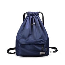 Drawstring Backpack Lightweight Waterproof Sports Fitness Travel Outdoor Sports  - £20.24 GBP