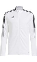 Adidas Soccer Tiro 21 Mens Size Small Sports Full Zip Tracksuit Top Jacket - £46.27 GBP