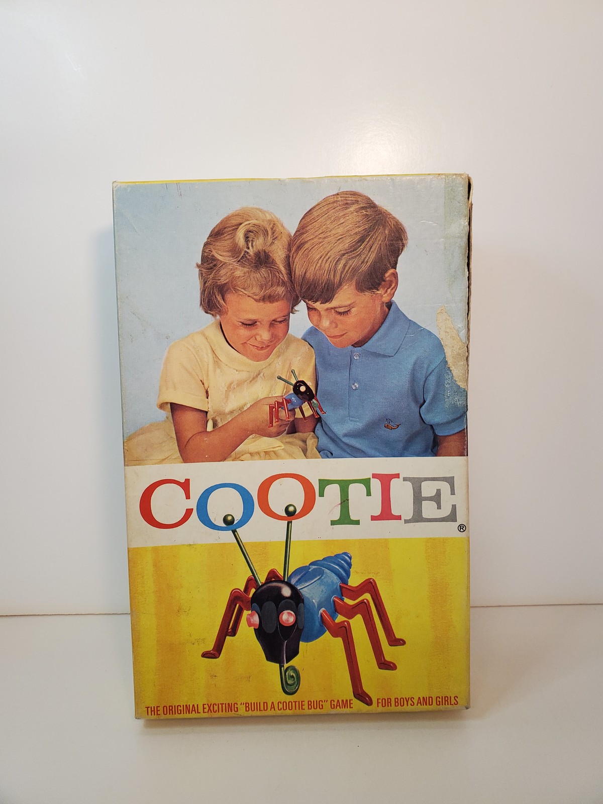 Vintage Cootie Game 1949 replacement parts original book box - $32.00