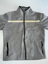 Calvin Klein Full Zip Fleece Jacket Mens Sz M Gray Long Sleeve Polyester... - £20.67 GBP