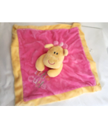 First Impressions Little Cutie Giraffe Security Blanket Lovey Pink Yello... - £12.53 GBP