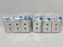 40PK Primex 125‑0958‑WT Single‑Gang 2‑Port Wall Plate, Classic White - $49.00