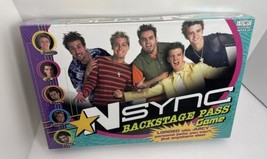 NSYNC Backstage Pass Board Game Patch Co 2000 Justin Timberlake New Sealed - $30.39
